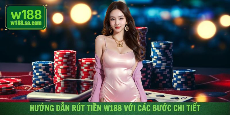 Hướng dẫn rút tiền W188 qua các bước đơn giản cho newbie