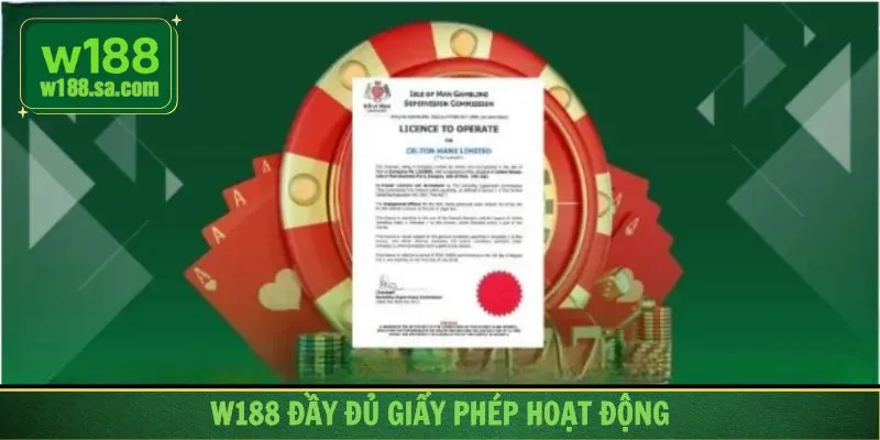 Những giấy phép quan trọng mà một nhà cái cần có